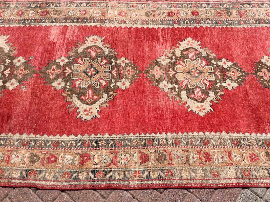 Turkish Hand Knotted Runner Rug 352 cm x 146 cm