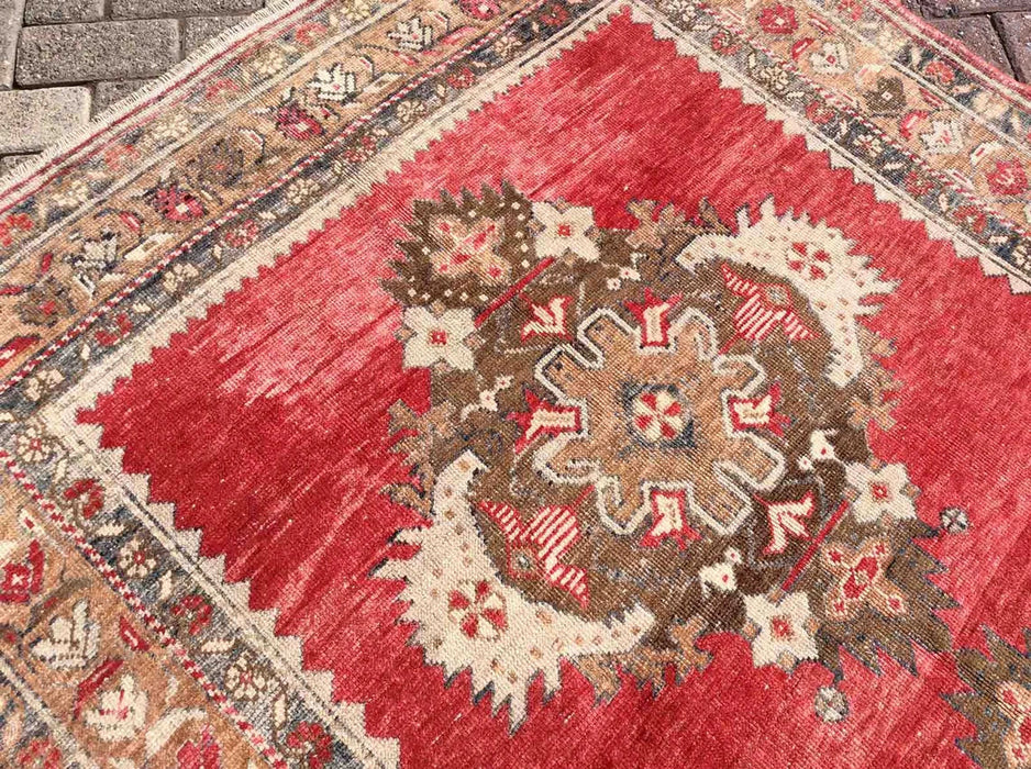 Turkish Hand Knotted Runner Rug 352 cm x 146 cm