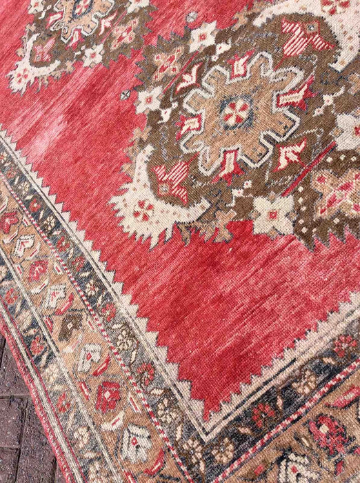 Turkish Hand Knotted Runner Rug 352 cm x 146 cm