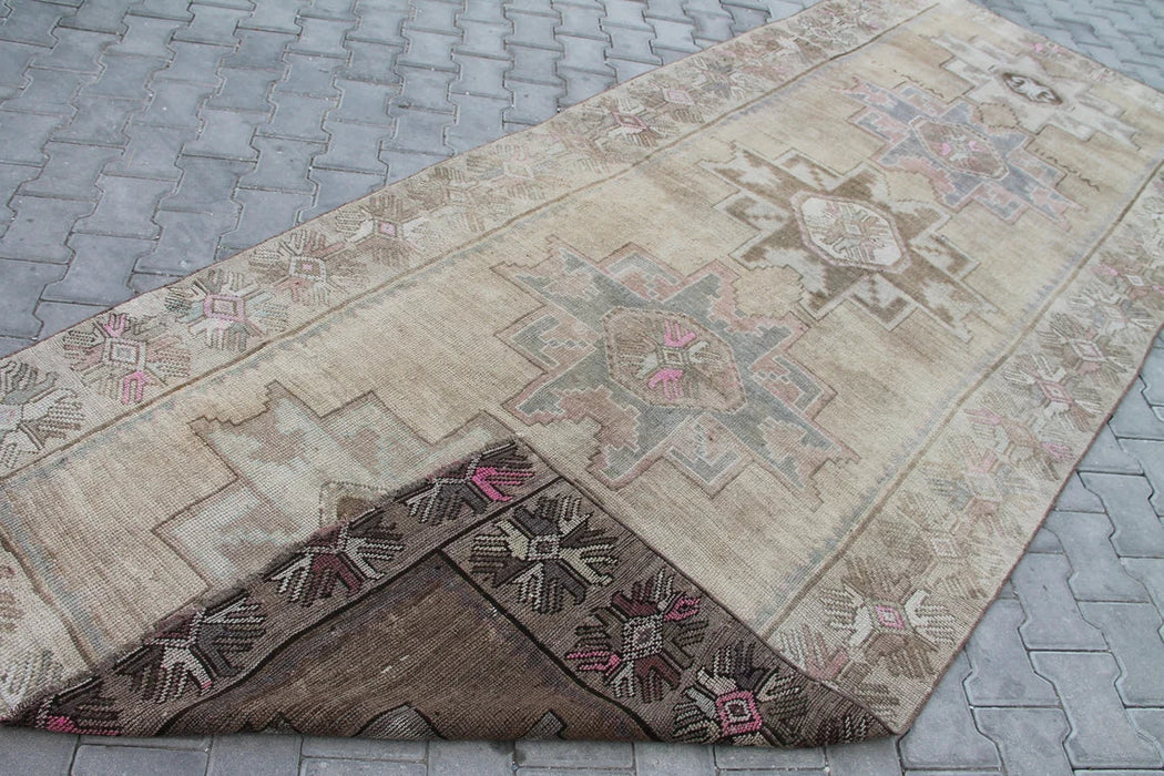 Turkish Hand Knotted Runner Rug 373cm x 147cm