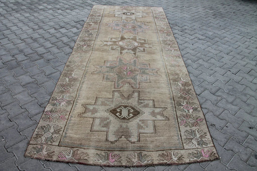 Turkish Hand Knotted Runner Rug 373cm x 147cm