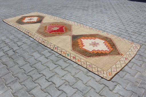 Turkish Hand Knotted Runner Rug 381cm x 127cm