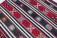 Turkish Kilim Area Rug 145x268 cm Vintage Wool Artisan Crafted