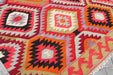 Turkish Kilim Area Rug 170x259 cm Handcrafted Vintage Design