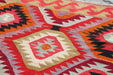 Turkish Kilim Area Rug 170x259 cm Handcrafted Vintage Design