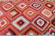 Turkish Kilim Area Rug 170x259 cm Handcrafted Vintage Design