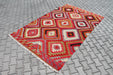 Turkish Kilim Area Rug 170x259 cm Handcrafted Vintage Design