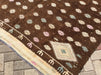 Turkish Kilim Area Rug 190cm x 234cm Vintage Wool Design