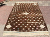 Turkish Kilim Area Rug 190cm x 234cm Vintage Wool Design