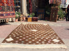 Turkish Kilim Area Rug 190cm x 234cm Vintage Wool Design