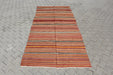 Turkish Kilim Area Rug 329cm x 142cm Handcrafted Vintage