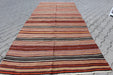 Turkish Kilim Area Rug 329cm x 142cm Handcrafted Vintage