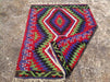 Turkish Kilim Rug 122cm x 96cm Handwoven Vintage Piece