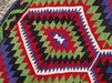 Turkish Kilim Rug 122cm x 96cm Handwoven Vintage Piece