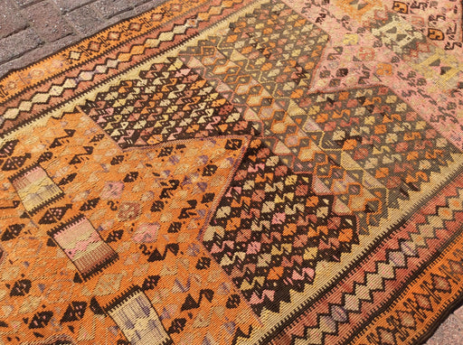 Turkish Kilim Rug 127cm x 337cm Vintage Textile Art