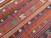 Turkish Kilim Rug 140x229 cm Handwoven Vintage Stripes