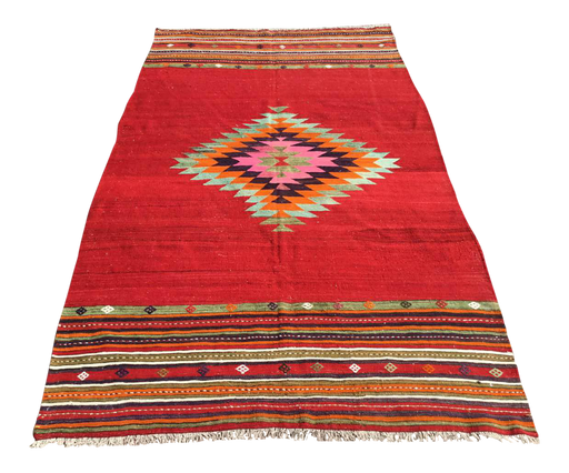 Turkish Kilim Rug 157cm x 259cm Vintage Design