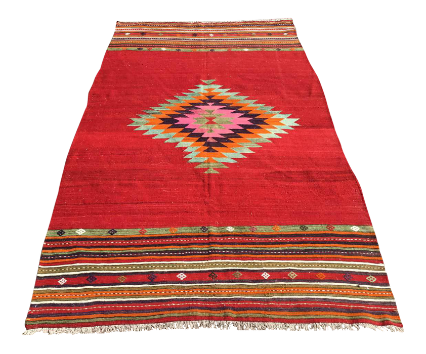 Turkish Kilim Rug 157cm x 259cm Vintage Design