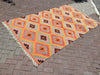 Turkish Kilim Rug 270cm x 160cm Handwoven Wool Vintage