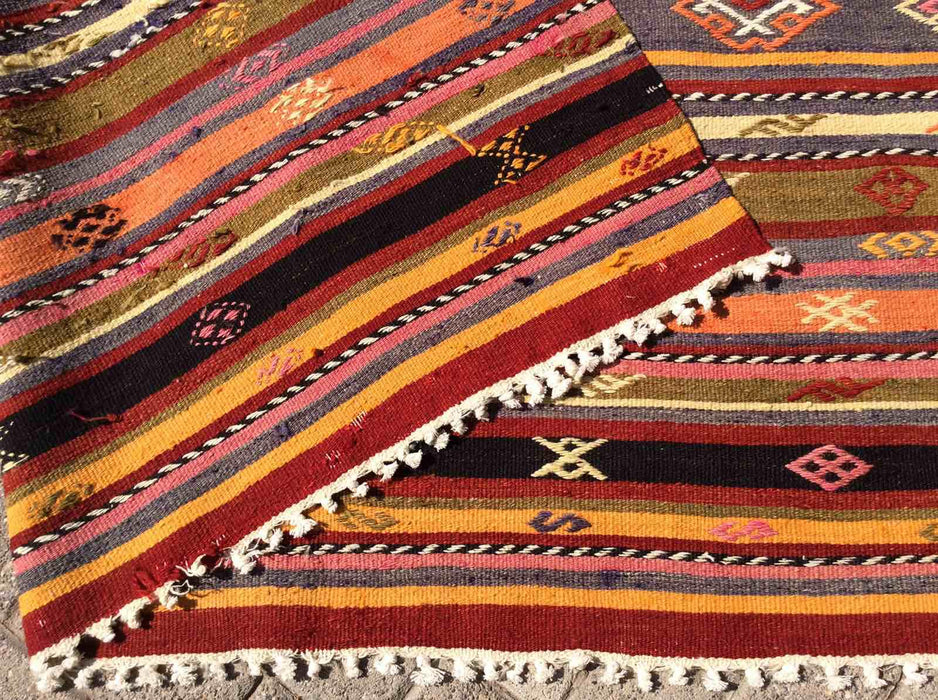 Turkish Kilim Rug Azra 198cm x 305cm Vintage Design