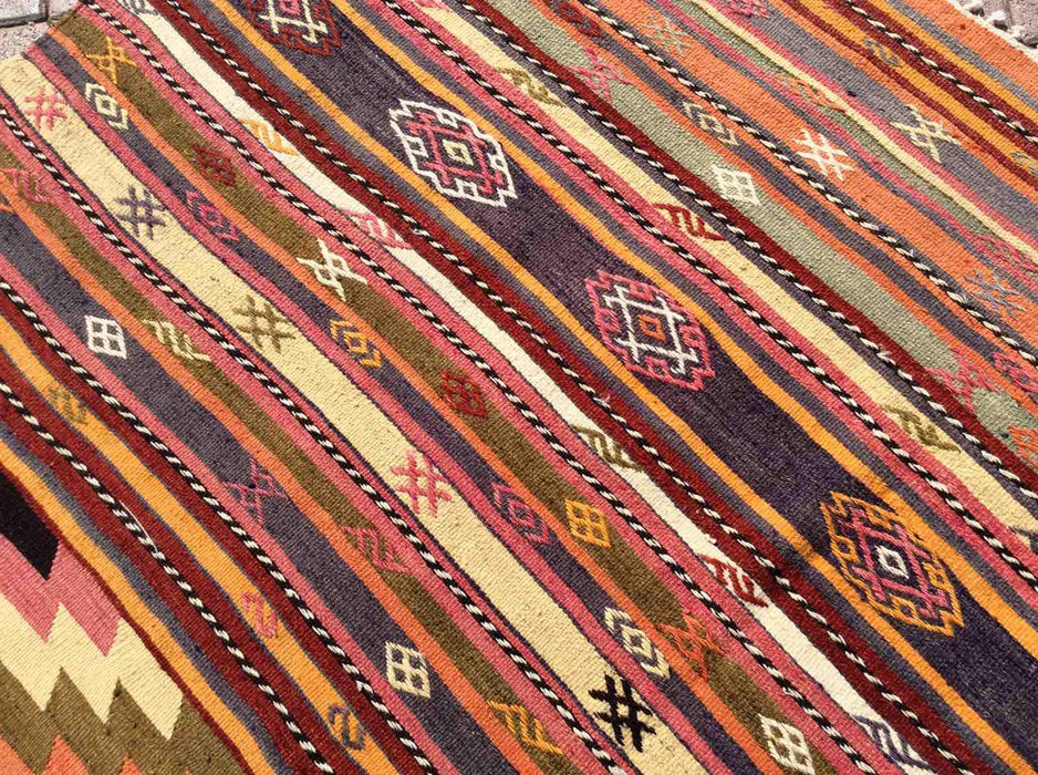 Turkish Kilim Rug Azra 198cm x 305cm Vintage Design