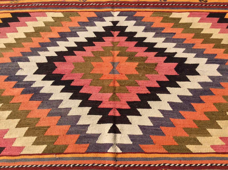 Turkish Kilim Rug Azra 198cm x 305cm Vintage Design