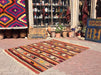 Turkish Kilim Rug Daisy 185cm x 241cm Handcrafted Vintage
