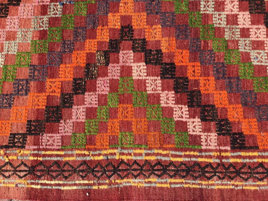 Turkish Kilim Rug Handmade 145cm x 236cm Vintage Design
