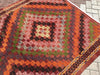 Turkish Kilim Rug Handmade 145cm x 236cm Vintage Design