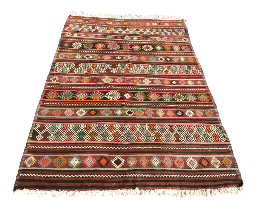 Turkish Kilim Rug Marie 132cm x 251cm Vintage Handcrafted