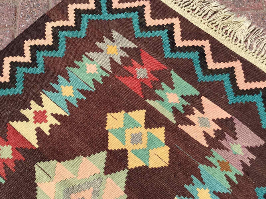 Turkish Kilim Rug Mateo 91x129 cm Vintage Handcrafted Art