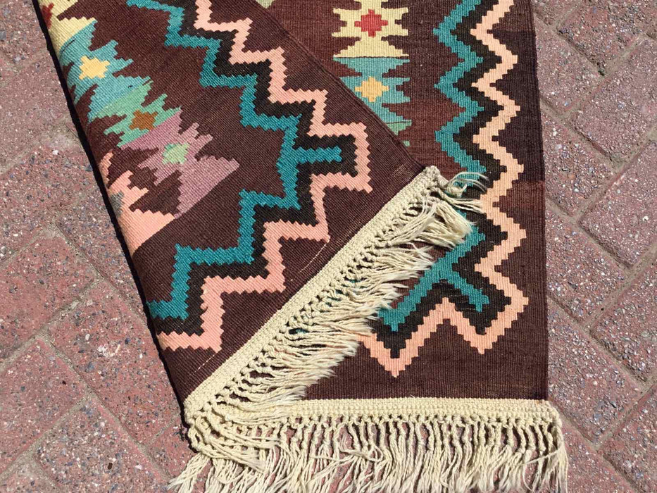 Turkish Kilim Rug Mateo 91x129 cm Vintage Handcrafted Art