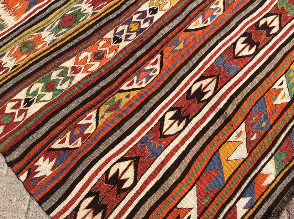Turkish Kilim Rug Nadia 129cm x 297cm Vintage Wool