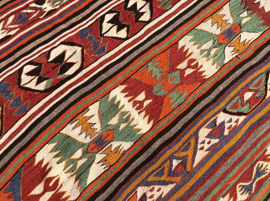 Turkish Kilim Rug Nadia 129cm x 297cm Vintage Wool