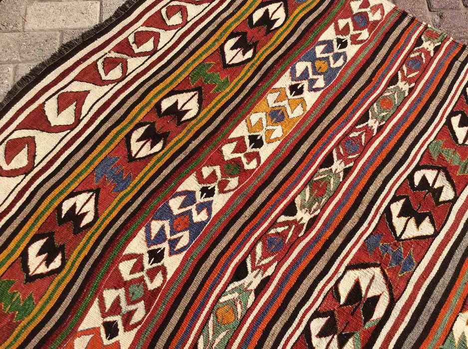 Turkish Kilim Rug Nadia 129cm x 297cm Vintage Wool