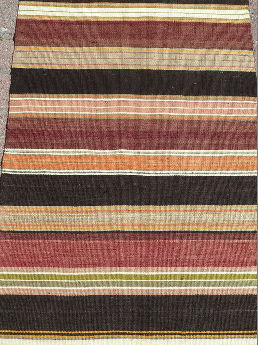 Turkish Kilim Runner 63.5cm x 230cm Vintage Floor Covering