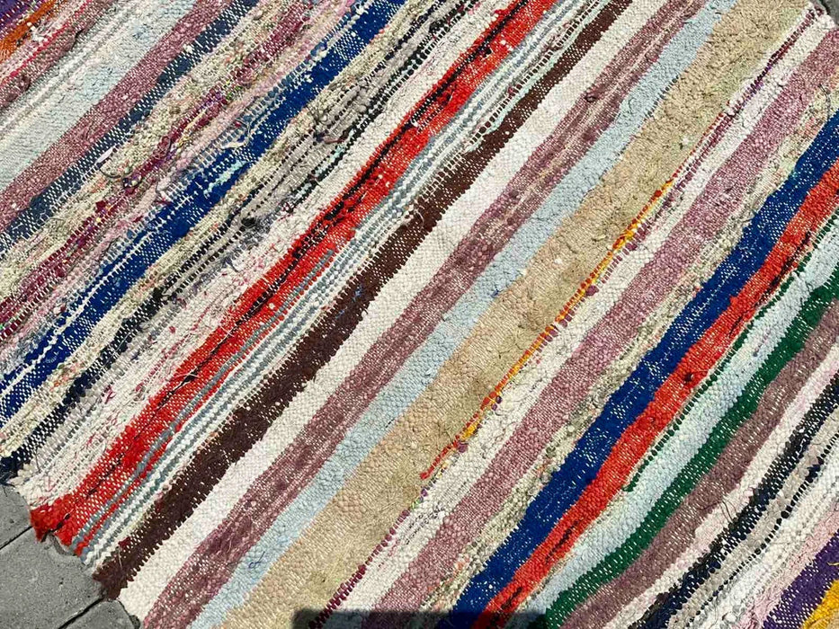 Turkish Kilim Runner Rug 214cm x 92cm Vintage Handwoven