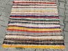 Turkish Kilim Runner Rug 214cm x 92cm Vintage Handwoven