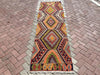Turkish Kilim Runner Rug 277 Cm X 80 Cm Vintage Design