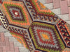 Turkish Kilim Runner Rug 277 Cm X 80 Cm Vintage Design