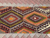 Turkish Kilim Runner Rug 277 Cm X 80 Cm Vintage Design