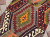 Turkish Kilim Runner Rug 277 Cm X 80 Cm Vintage Design