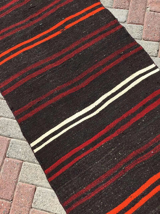 Turkse Kelim Runner Rug 331 Cm X 82 Cm Vintage Streepontwerp