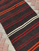 Turkish Kilim Runner Rug 331 Cm X 82 Cm Vintage Stripe Design