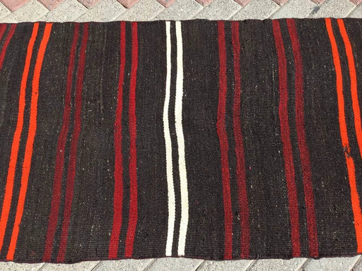 Turkse Kelim Runner Rug 331 Cm X 82 Cm Vintage Streepontwerp