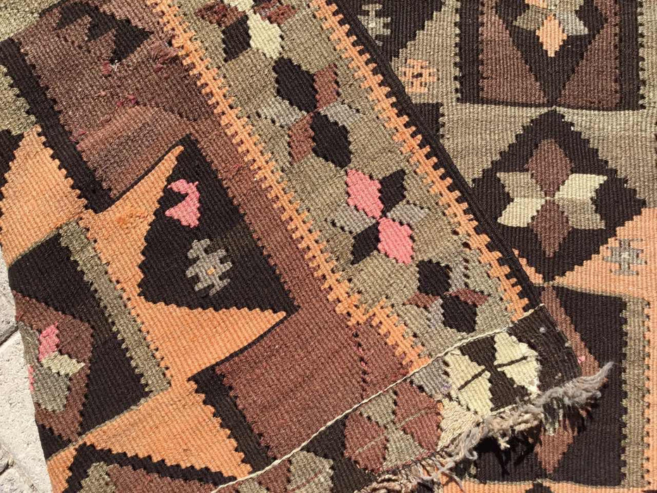 Turkish Kilim Tapestry Nasir 140cm x 348cm Vintage Rug