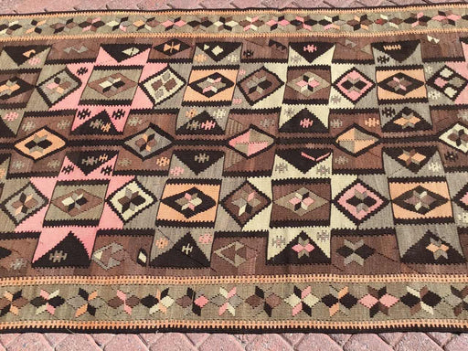 Turkish Kilim Tapestry Nasir 140cm x 348cm Vintage Rug