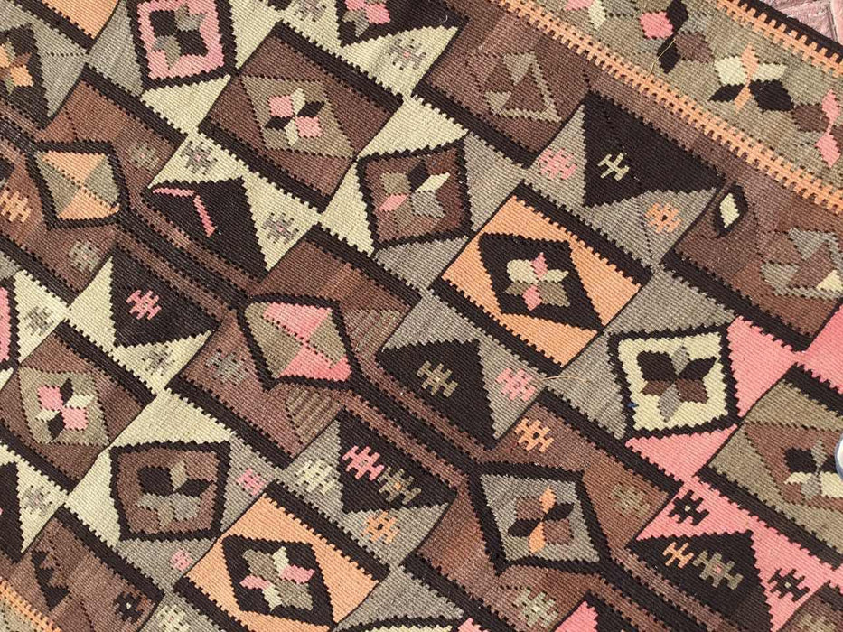 Turkish Kilim Tapestry Nasir 140cm x 348cm Vintage Rug