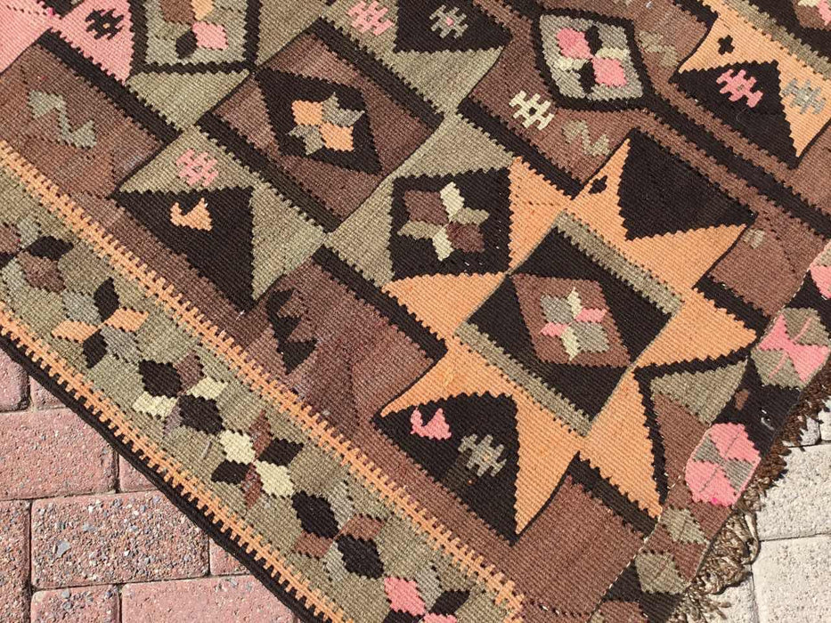 Turkish Kilim Tapestry Nasir 140cm x 348cm Vintage Rug