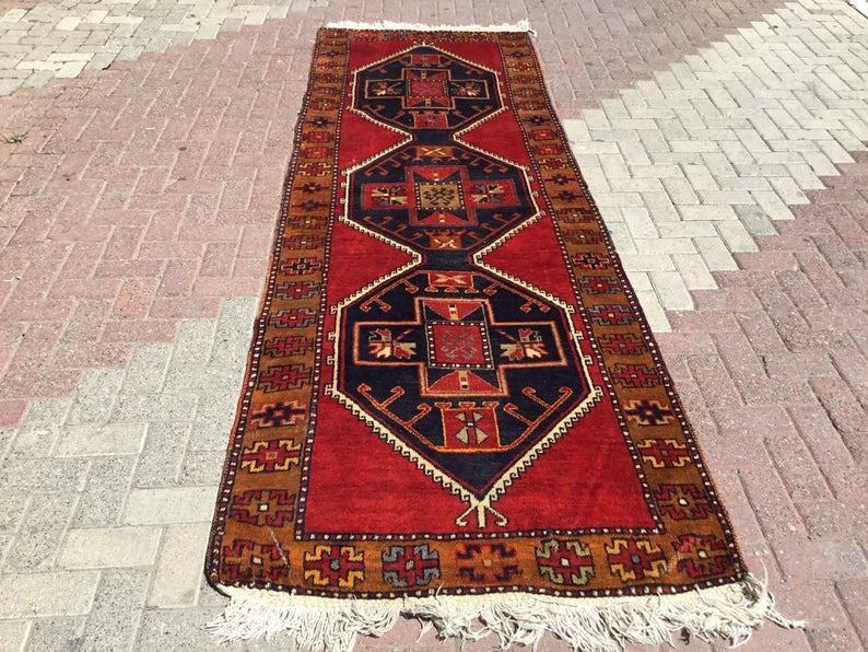 Turks medaillonloperkleed 332 x 114 cm